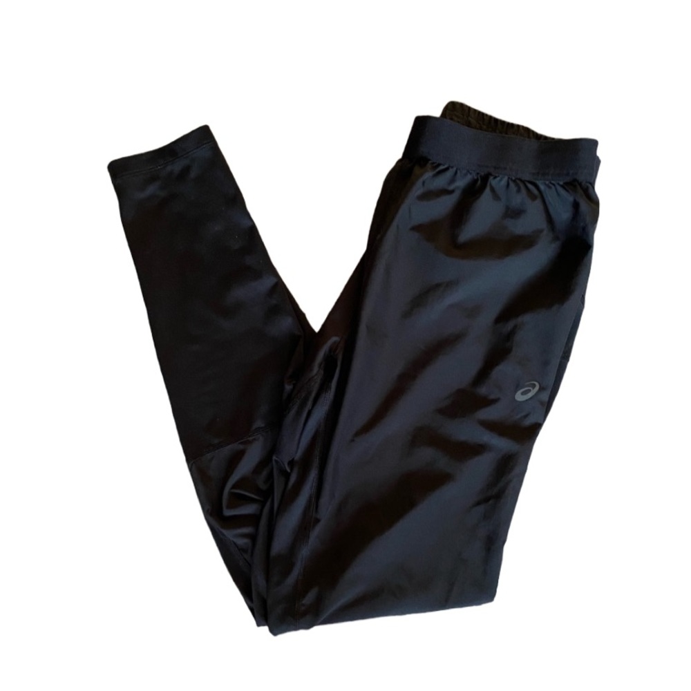 asics Women’s Black Joggers With Adjustable Waistband and Zippered Pockets